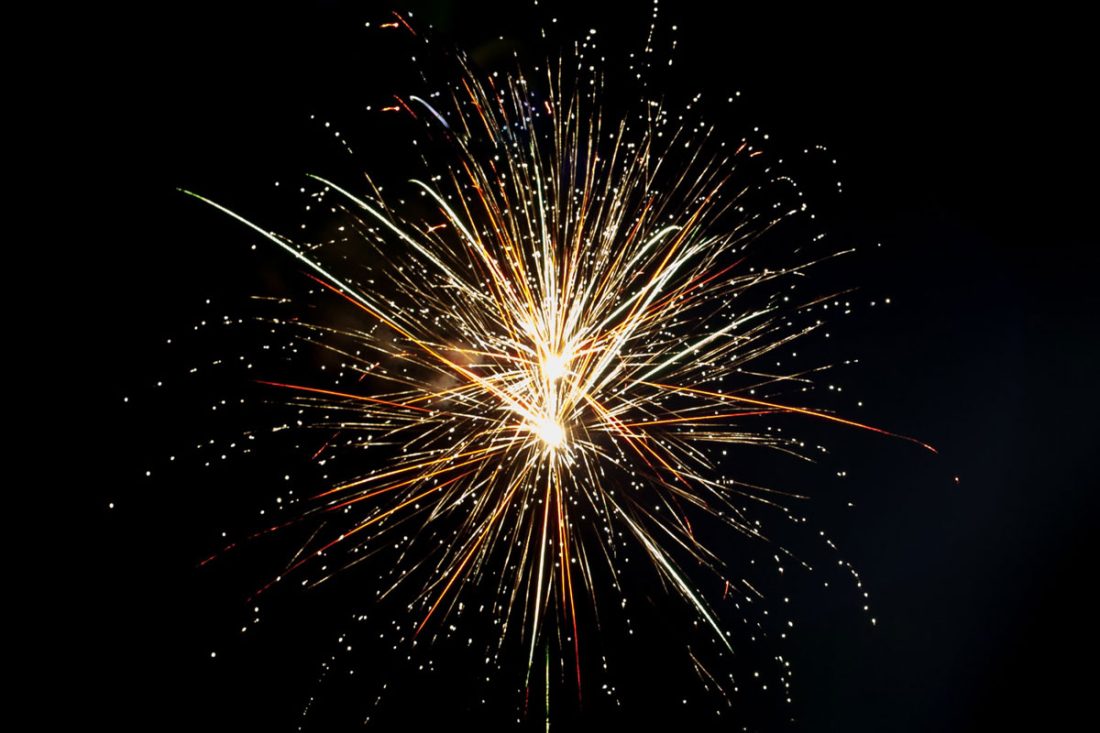 Neujahrs Feuerwerk