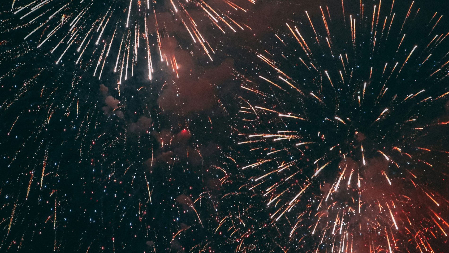 Neujahrs Feuerwerk in Mönchengladbach